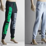 Form-Fitting Jogging Pants Gallery Image