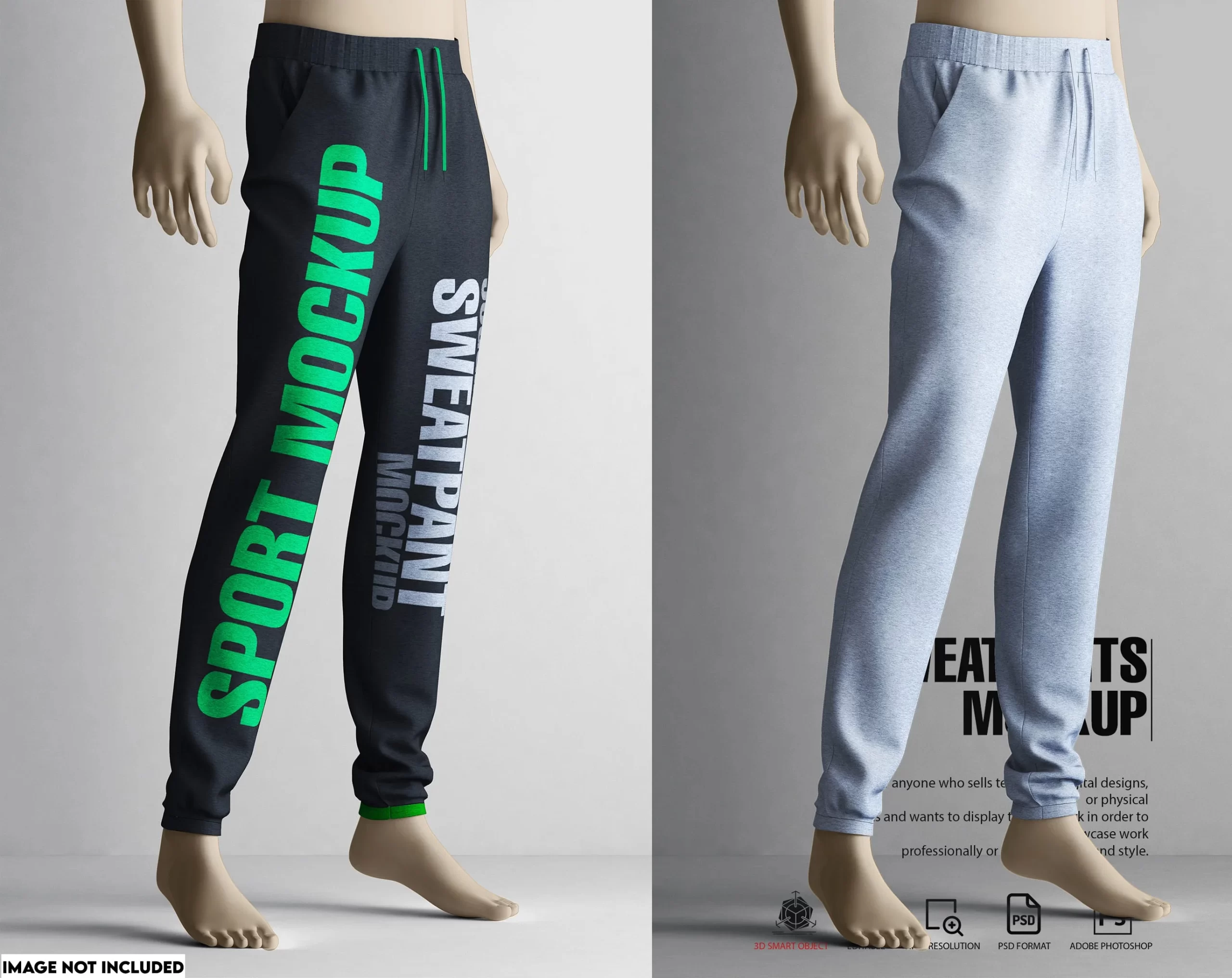 Form-Fitting Jogging Pants Gallery Image